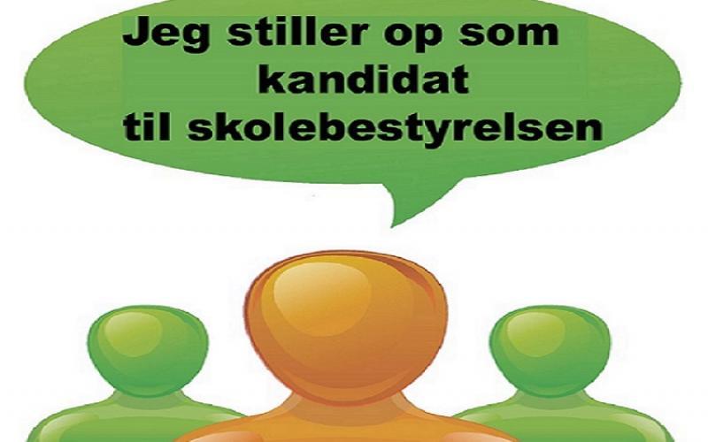 billede af personer der stiller op til skolebestyrelsesvalg