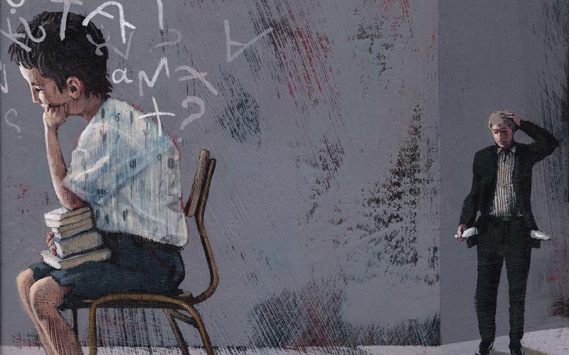 Illustration af barn og forældre